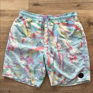 Neff Pastel Splash Men's Swim Board Shorts